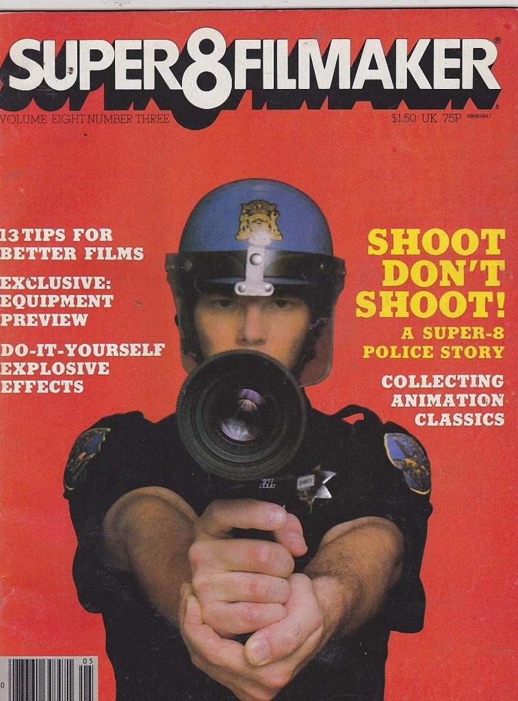 SUPER 8 FILMAKER magazine side cover  Vol 8 # 3  