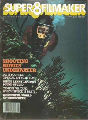 SUPER 8 FILMAKER magazine side cover  Vol 9 #4 June 1981