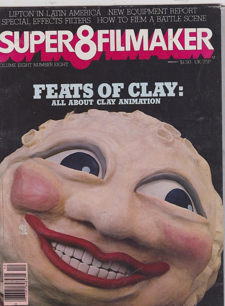 SUPER 8 FILMAKER magazine side cover  Vol 8 # 8 December 1980