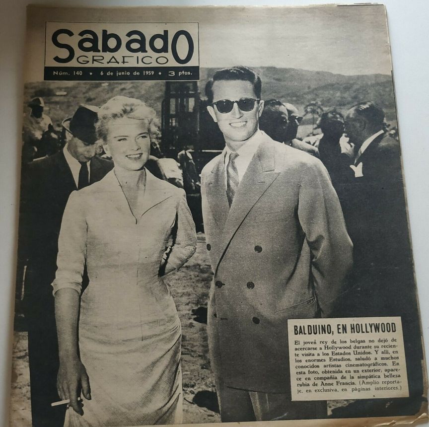 SABADO GRAFICO magazine side cover Issue 140 6 June 1959