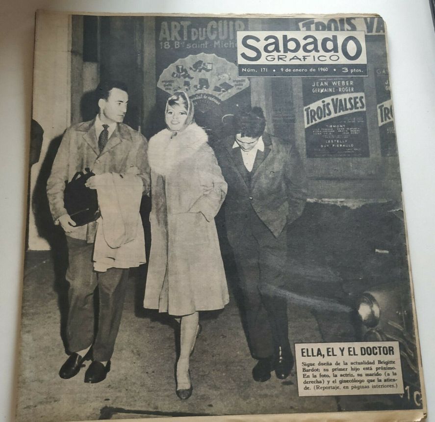 SABADO GRAFICO magazine side cover Issue 171 9 January 1960