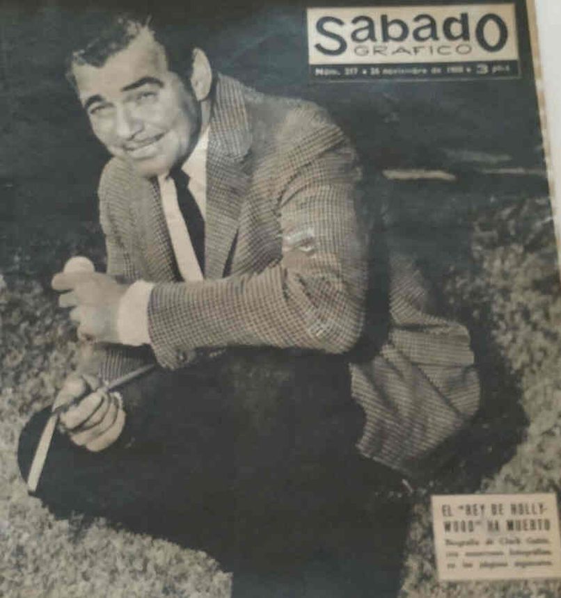 SABADO GRAFICO magazine side cover Issue 217 26 November 1960