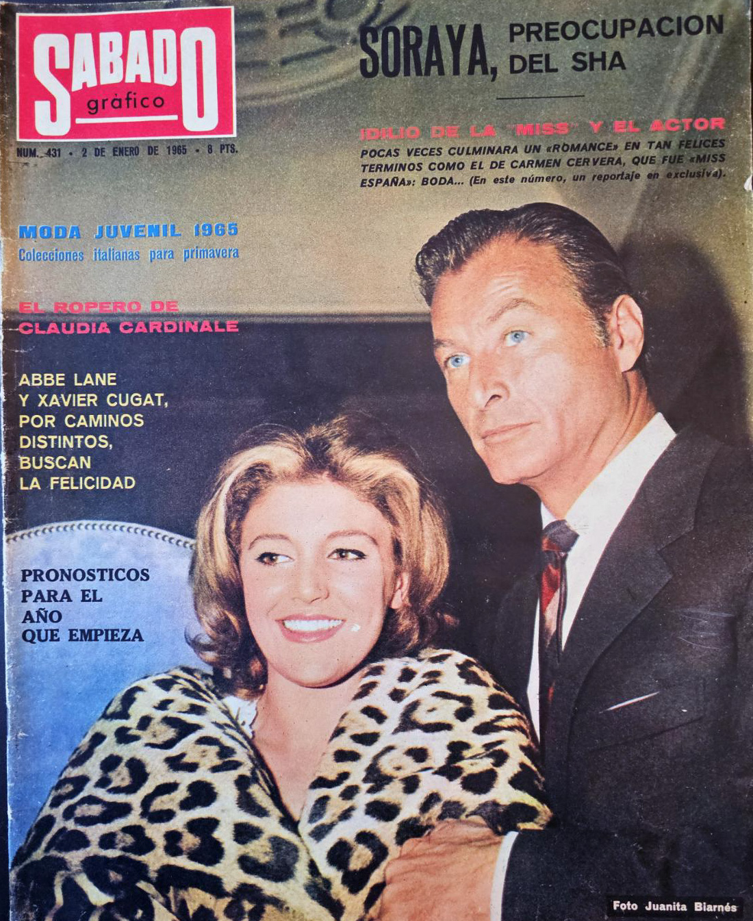 SABADO GRAFICO magazine side cover Issue 431 2 January 1965