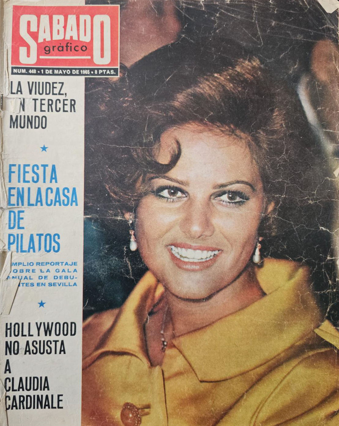 SABADO GRAFICO magazine side cover Issue 448 1 May 1965