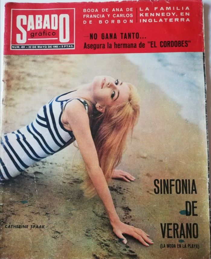 SABADO GRAFICO magazine side cover Issue 451 22 May 1965