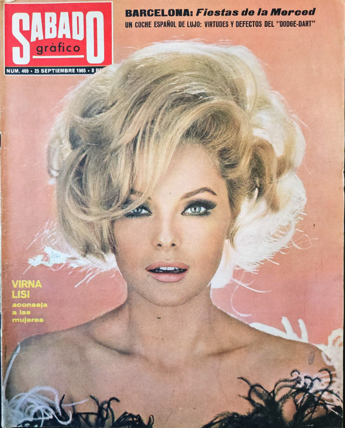 SABADO GRAFICO magazine side cover Issue 469 25 September 1965