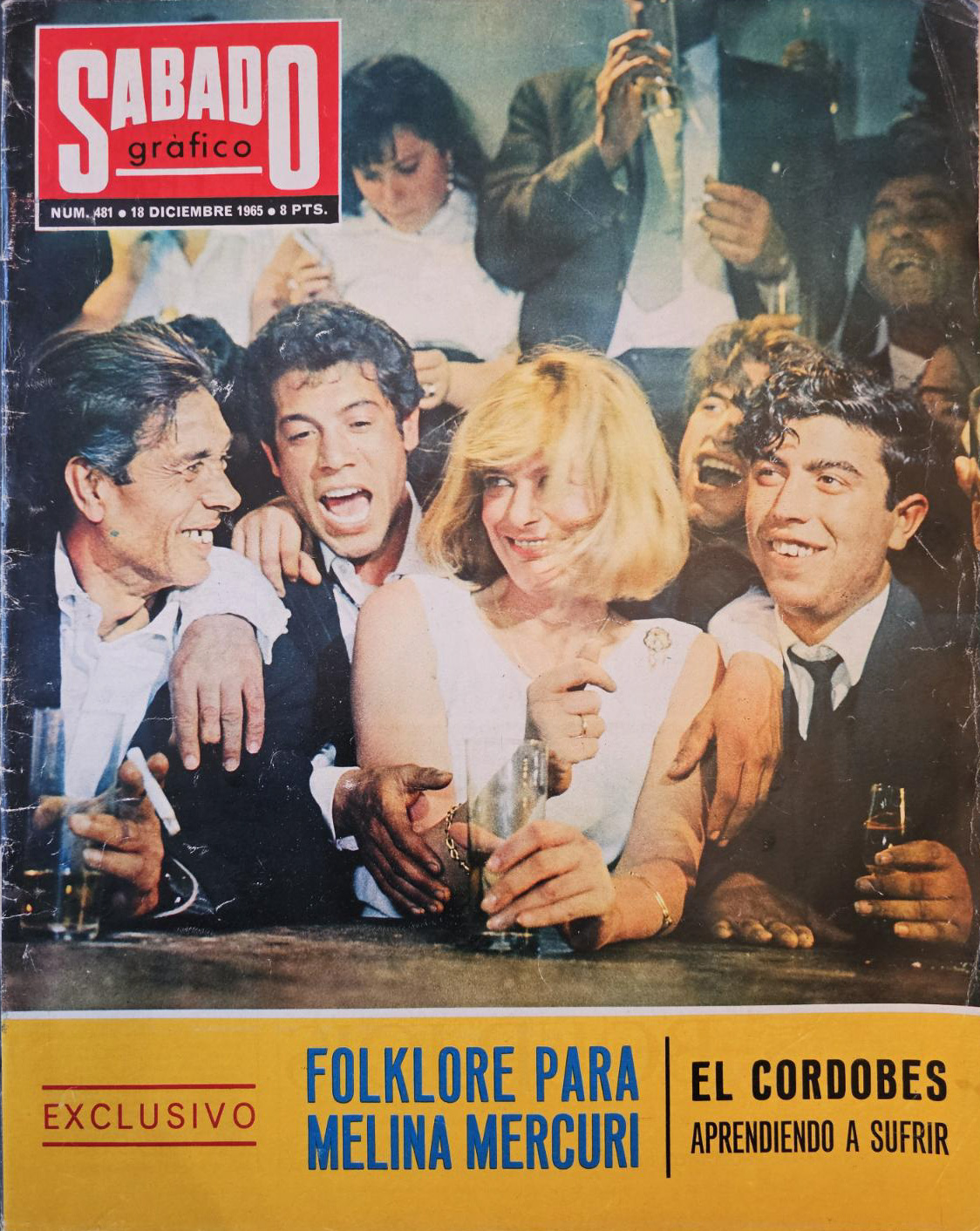 SABADO GRAFICO magazine side cover Issue 481 18 December 1965