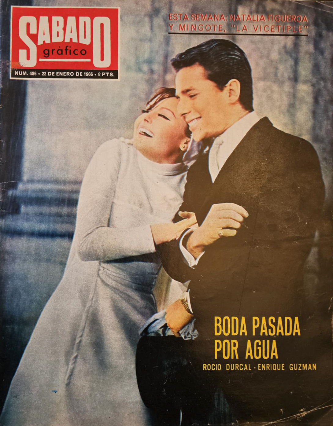 SABADO GRAFICO magazine side cover Issue 486 22 January 1966