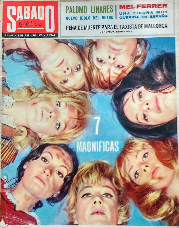 SABADO GRAFICO magazine side cover Issue 496 2 April 1966