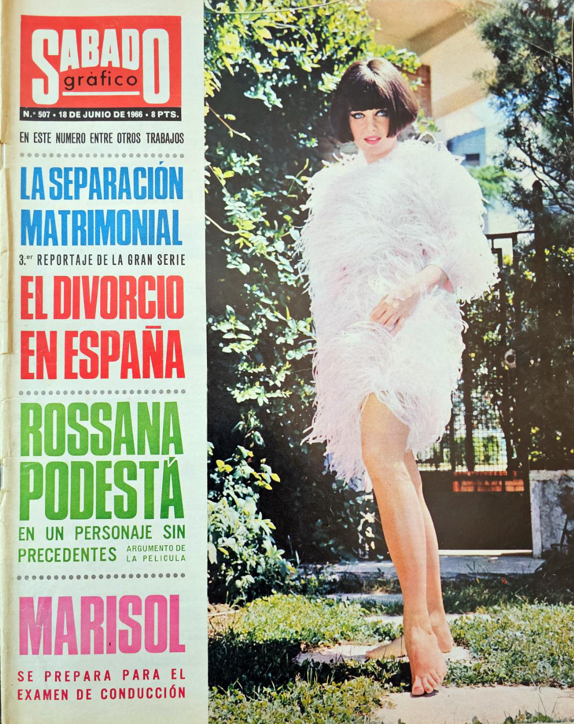 SABADO GRAFICO magazine side cover Issue 507 18 June 1966
