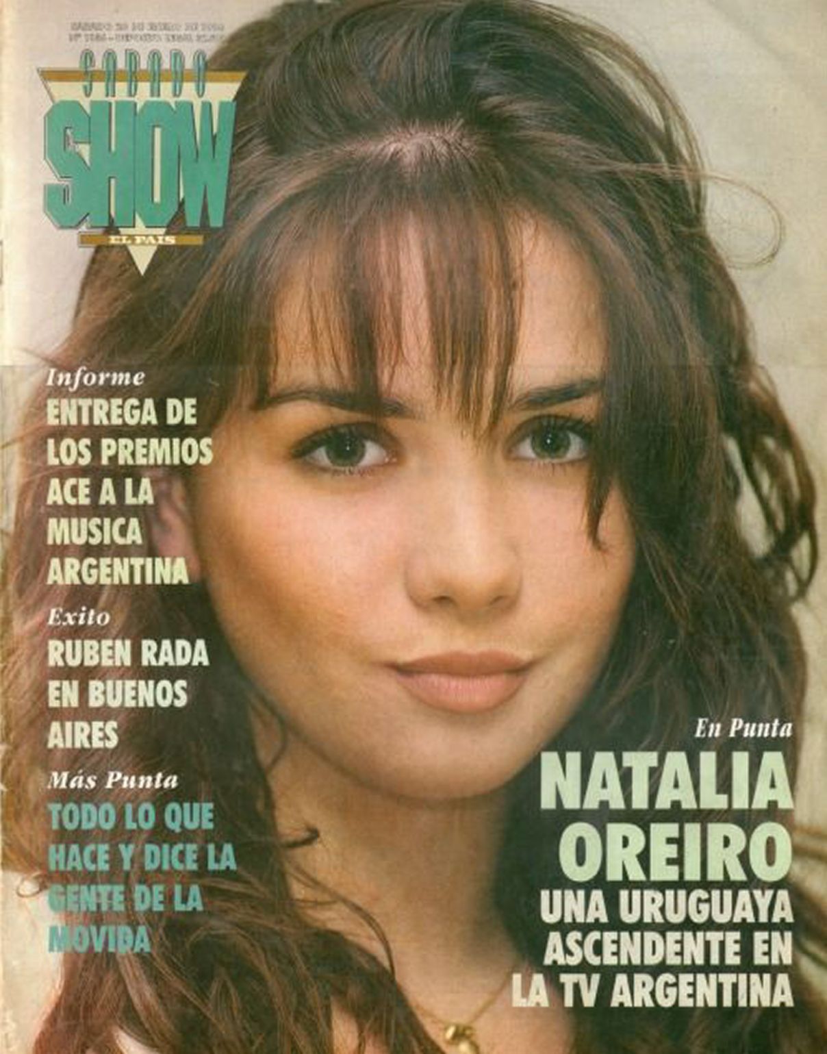 SABADO SHOW magazine side cover 20 January 1996