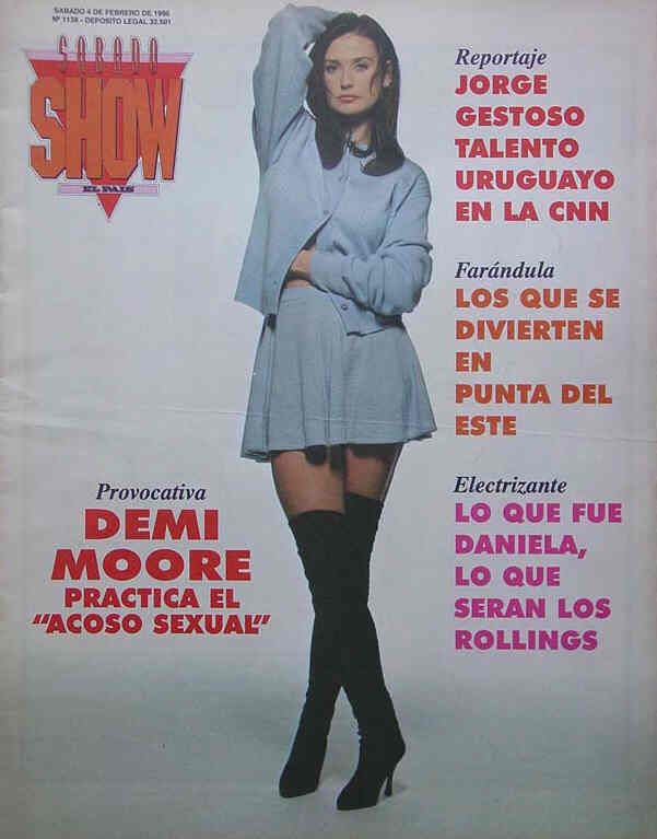 SABADO SHOW magazine side cover Issue 1138 4 February 1995