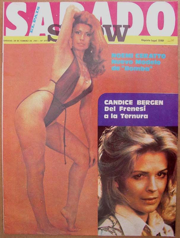 SABADO SHOW magazine side cover Issue 419 28 February 1981