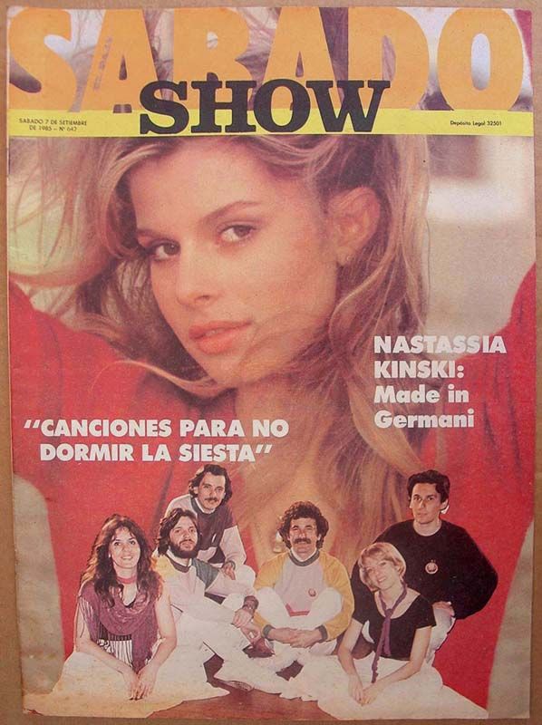 SABADO SHOW magazine side cover Issue 647 7 September 1985