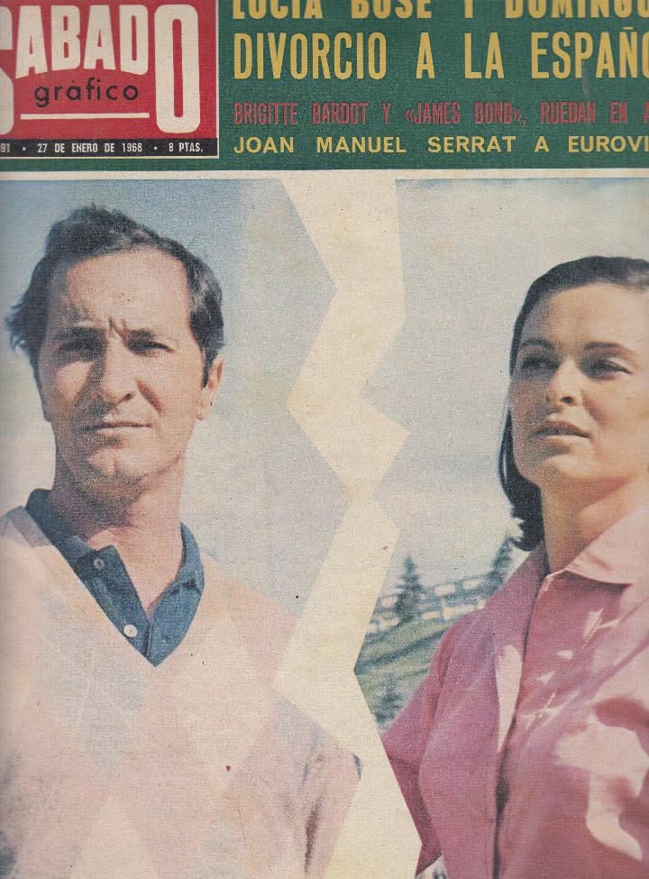 SABADO GRAFICO magazine side cover Issue 591 27 January 1968