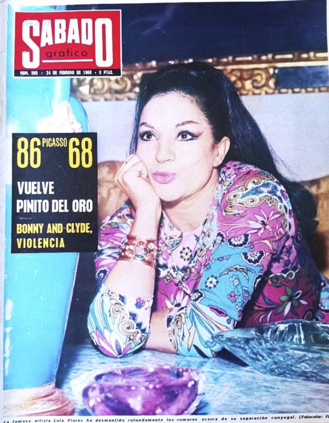 SABADO GRAFICO magazine side cover Issue 595 24 February 1968