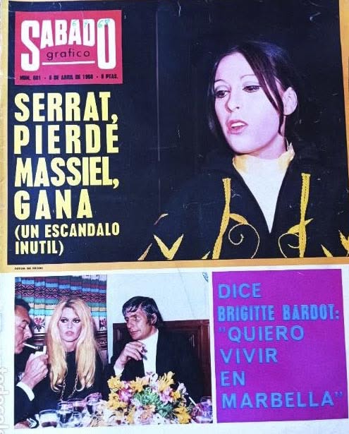 SABADO GRAFICO magazine side cover Issue 601 6 April 1968