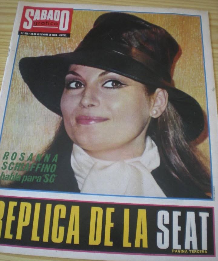 SABADO GRAFICO magazine side cover Issue 635 30 November 1968