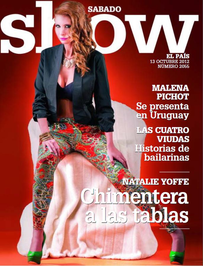 SABADO SHOW magazine side cover Issue 2055 13 October 2012