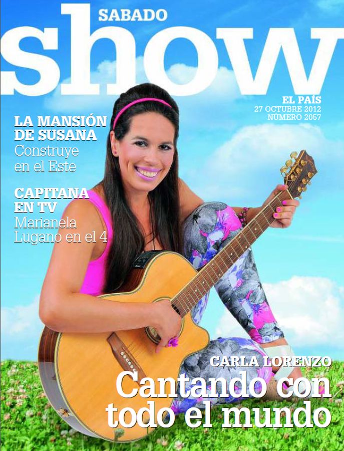 SABADO SHOW magazine side cover Issue 2057 27 October 2012