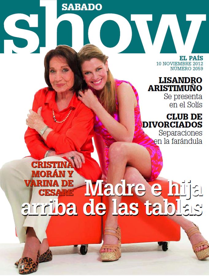 SABADO SHOW magazine side cover Issue 2059 10 November 2012
