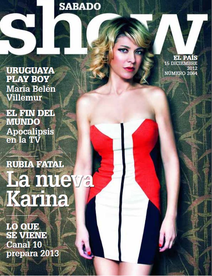 SABADO SHOW magazine side cover Issue 2064 15 December 2012