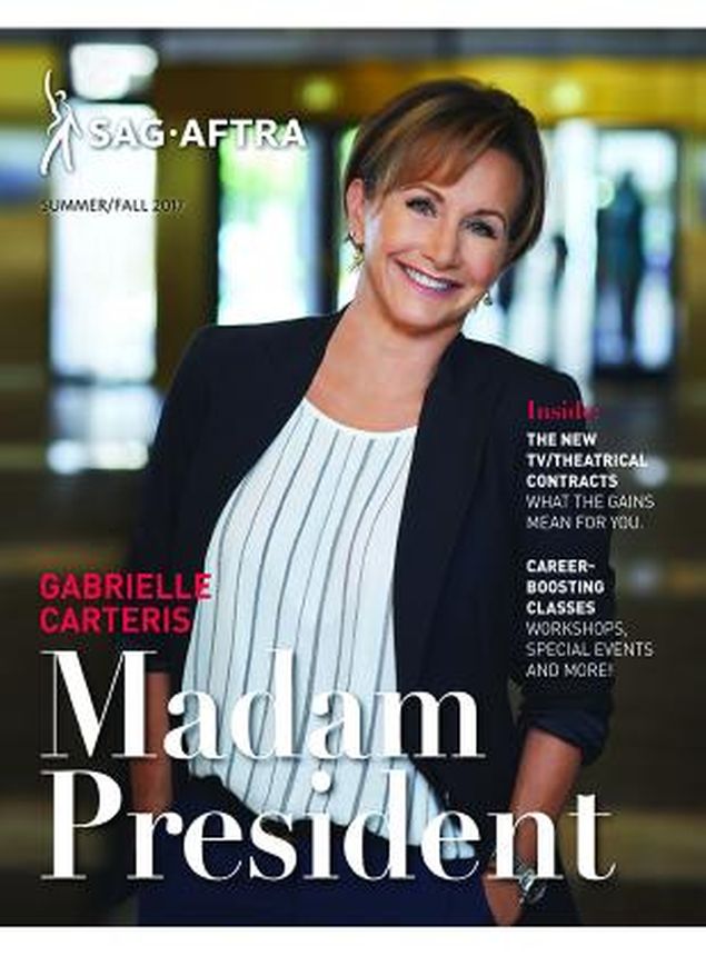 SCREEN ACTOR magazine side cover Summer 2017