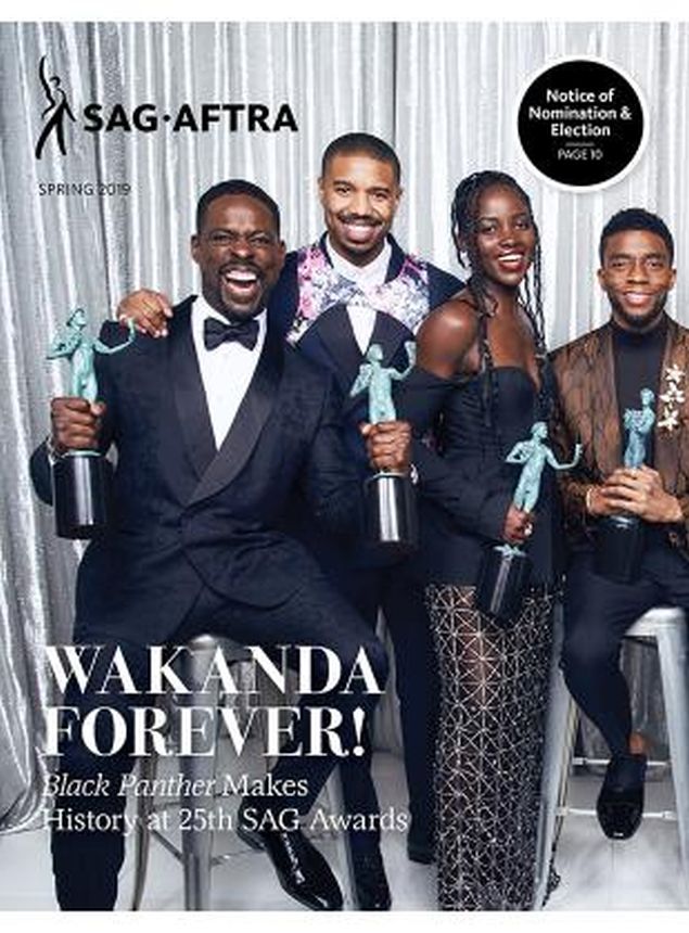 SCREEN ACTOR magazine side cover Spring 2019