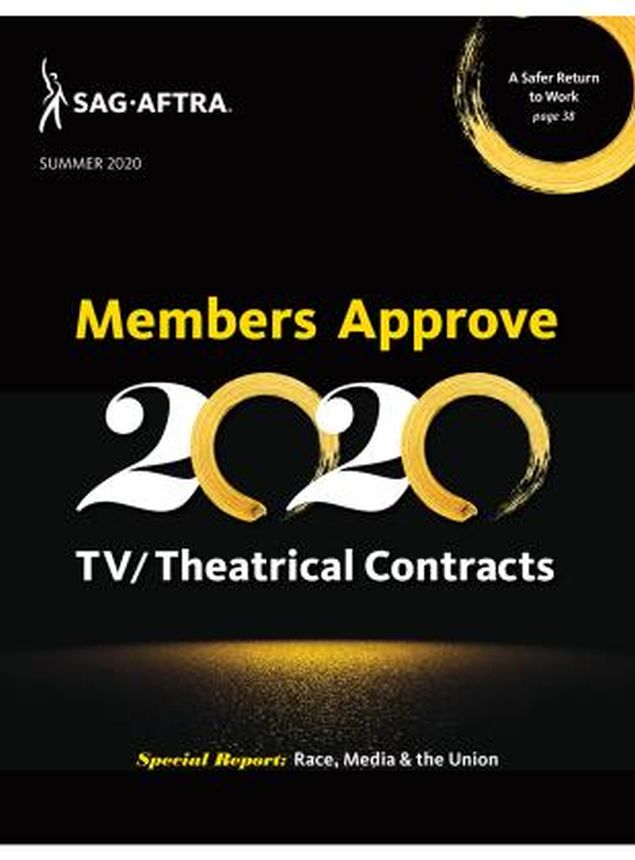 SCREEN ACTOR magazine side cover Summer 2020