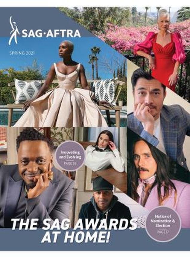 SCREEN ACTOR magazine side cover Spring 2021