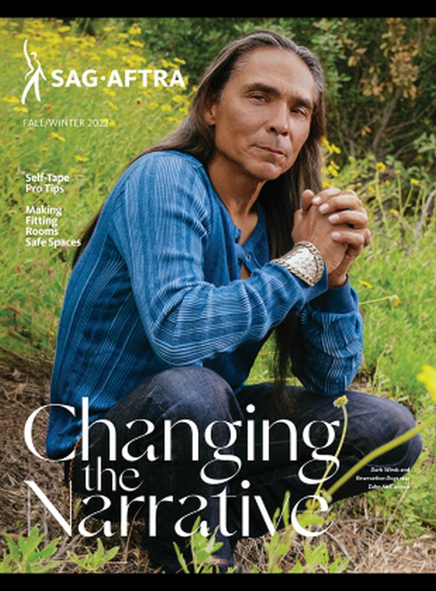 SCREEN ACTOR magazine side cover Fall 2022