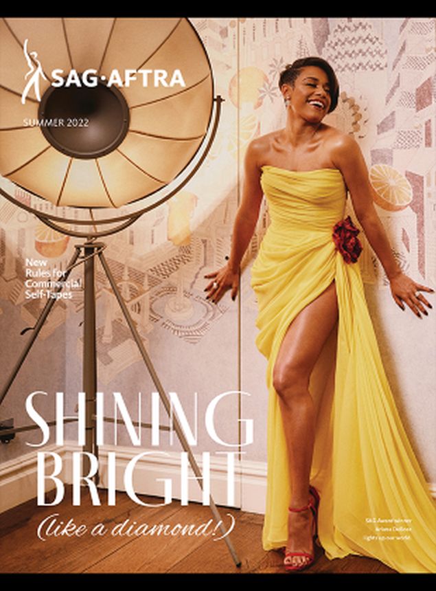 SCREEN ACTOR magazine side cover Summer 2022