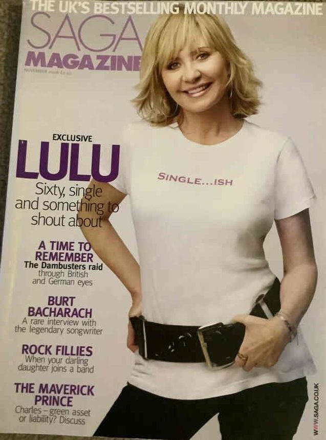SAGA MAGAZINE magazine side cover  November 2008