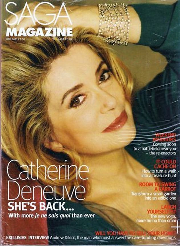 SAGA MAGAZINE magazine side cover  June 2011