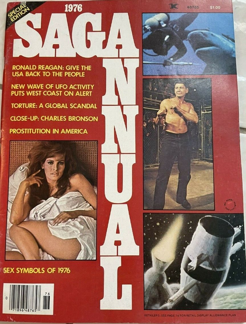 SAGA ANNUAL magazine side cover   1976