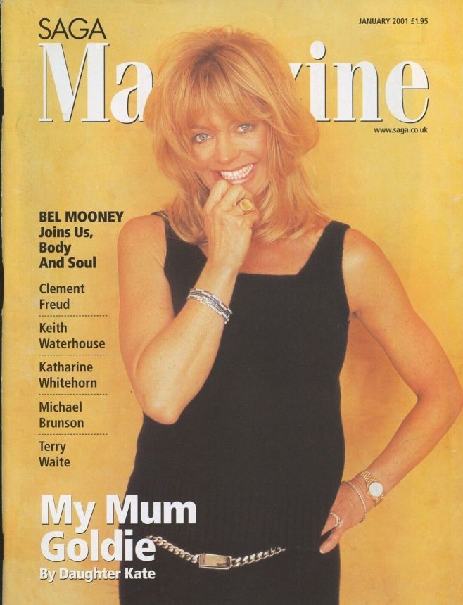 SAGA MAGAZINE magazine side cover  January 2001