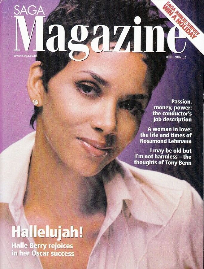 SAGA MAGAZINE magazine side cover  June 2002