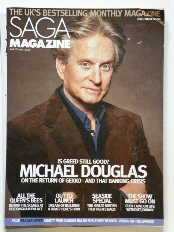 SAGA MAGAZINE magazine side cover  August 2010