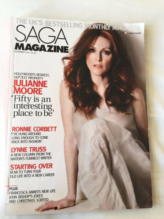 SAGA MAGAZINE magazine side cover  November 2010