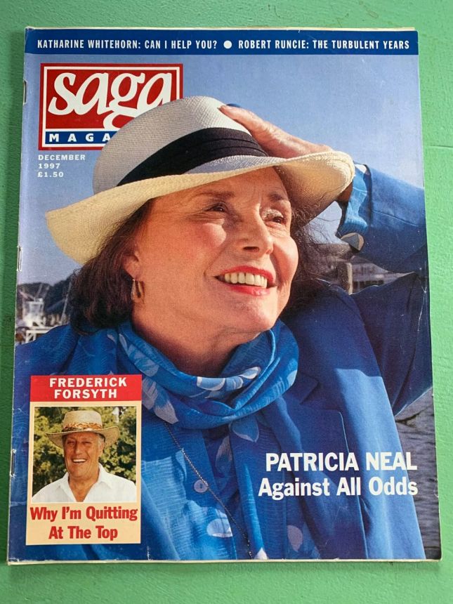 SAGA MAGAZINE magazine side cover  December 1997