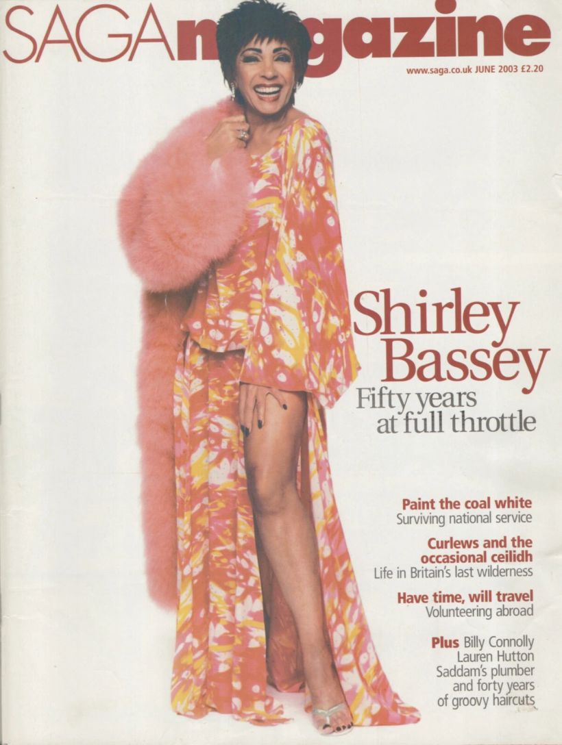 SAGA MAGAZINE magazine side cover  June 2003