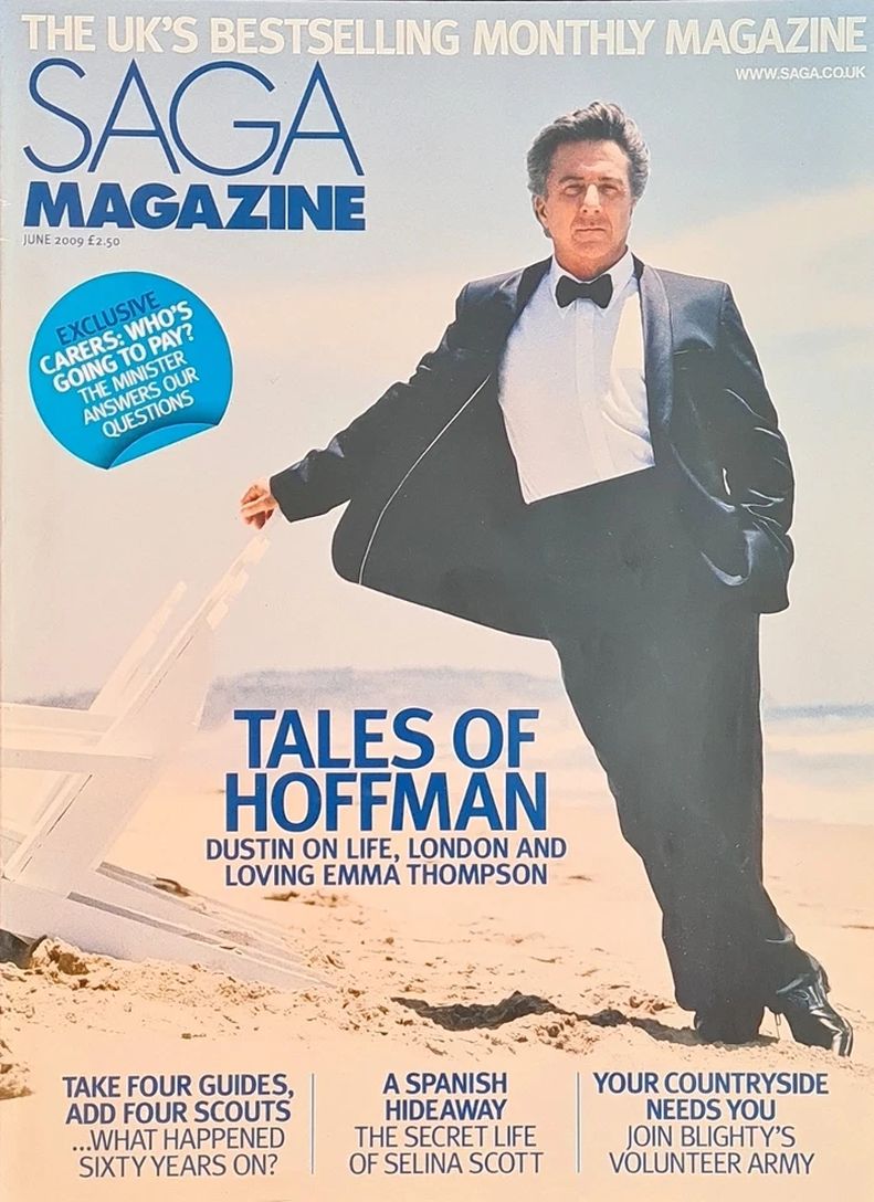 SAGA MAGAZINE magazine side cover  June 2009