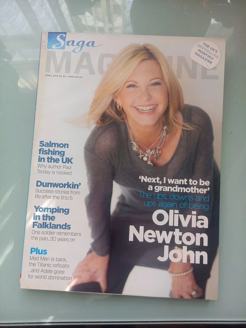 SAGA MAGAZINE magazine side cover  April 2012