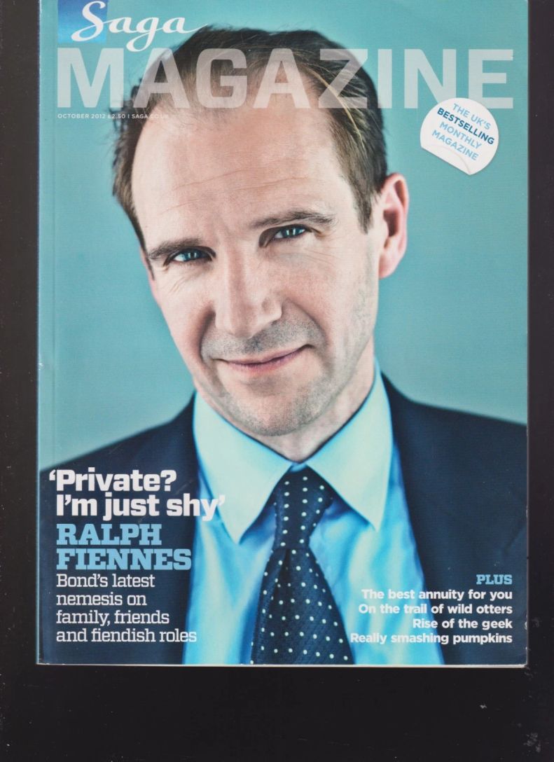 SAGA MAGAZINE magazine side cover  October 2012