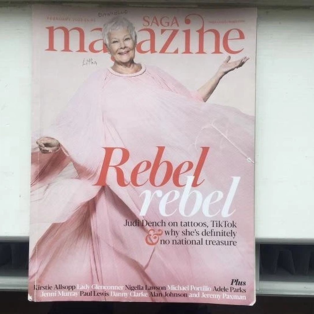 SAGA MAGAZINE magazine side cover  February 2022