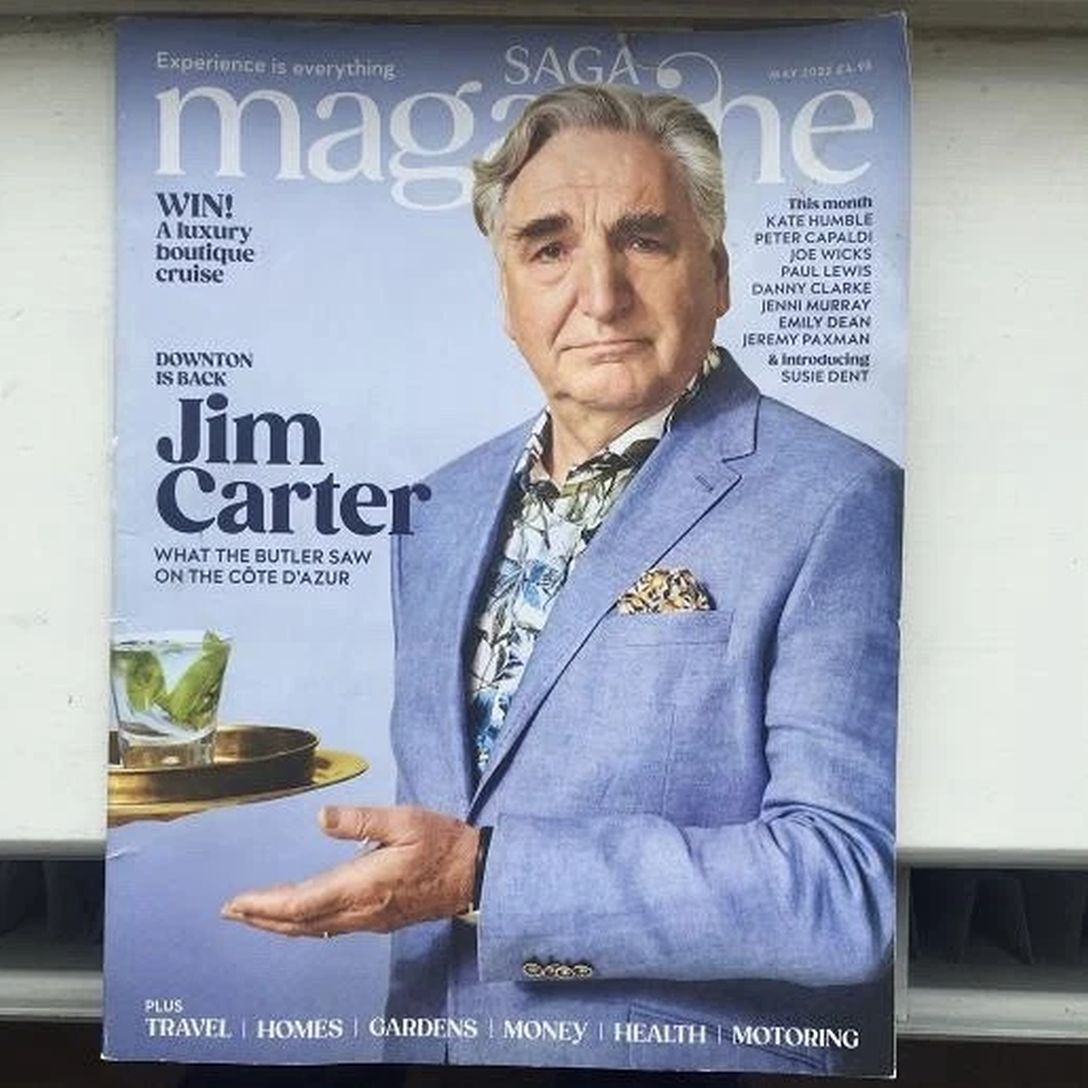 SAGA MAGAZINE magazine side cover  May 2022