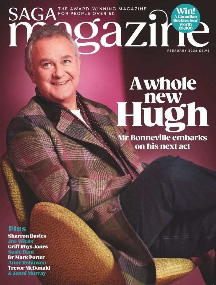 SAGA MAGAZINE magazine side cover  February 2026
