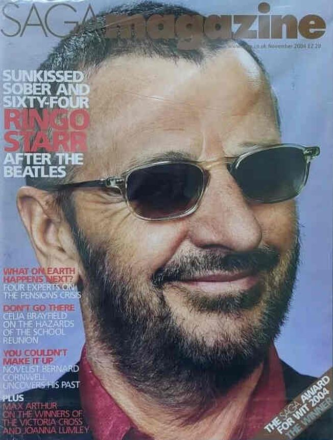 SAGA MAGAZINE magazine side cover  November 2004