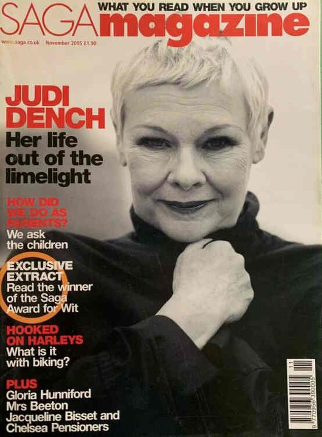SAGA MAGAZINE magazine side cover  November 2005
