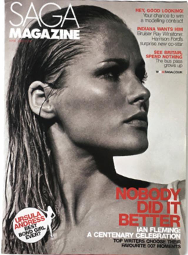 SAGA MAGAZINE magazine side cover  April 2008